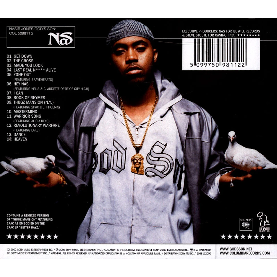 Nas - God's Son - CD - 2002 - EU - Original | HHV