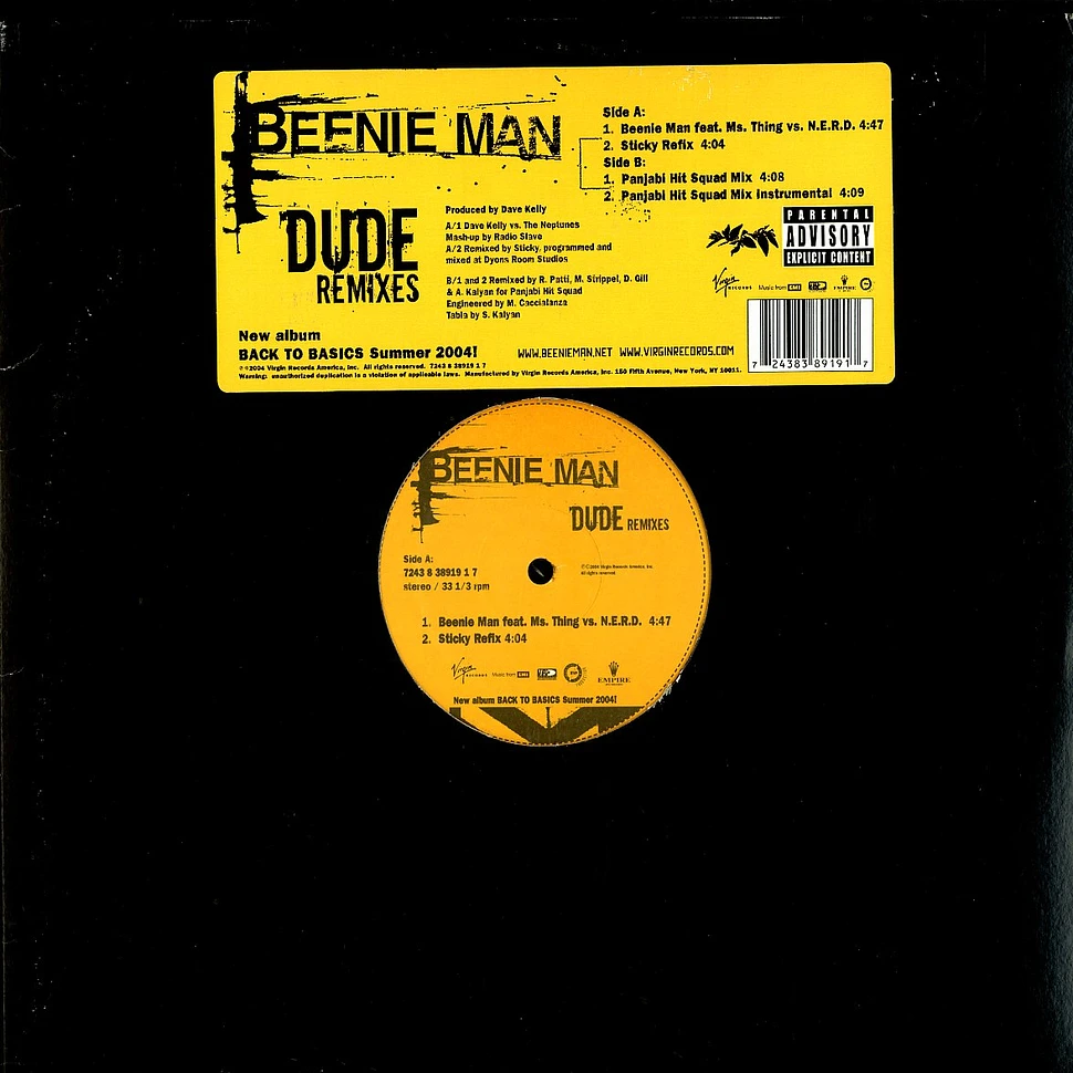 Beenie Man - Dude remixes feat. Ms.Thing & N.e.r.d.