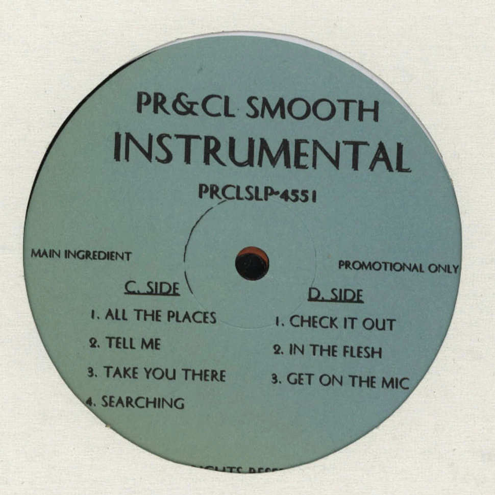 Pete Rock & C.L. Smooth - The main ingredient Instrumentals