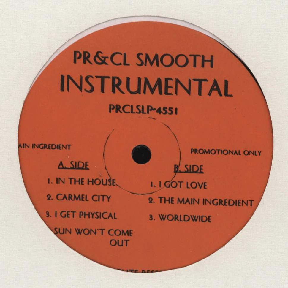 Pete Rock & C.L. Smooth - The main ingredient Instrumentals