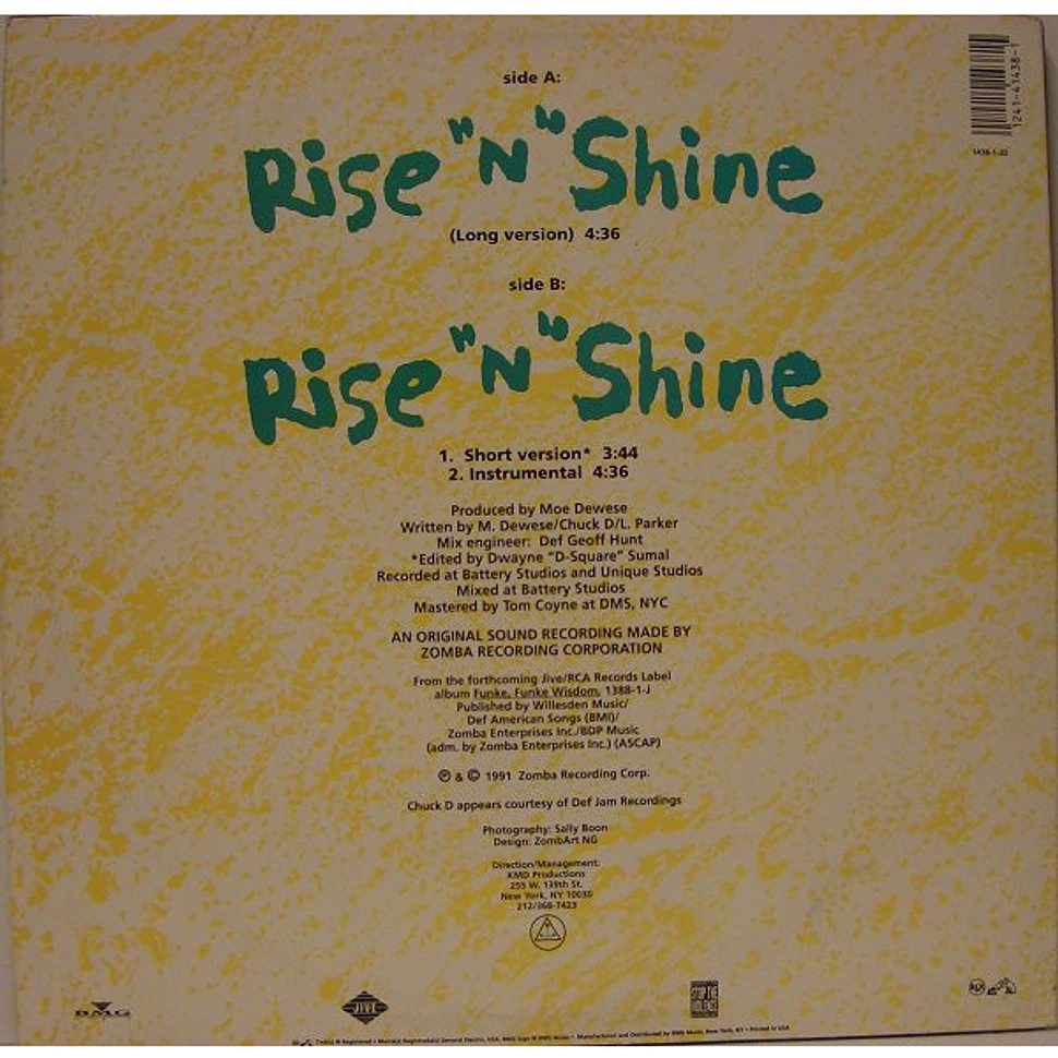 Kool Moe Dee Featuring KRS-One And Chuck D - Rise 'N' Shine