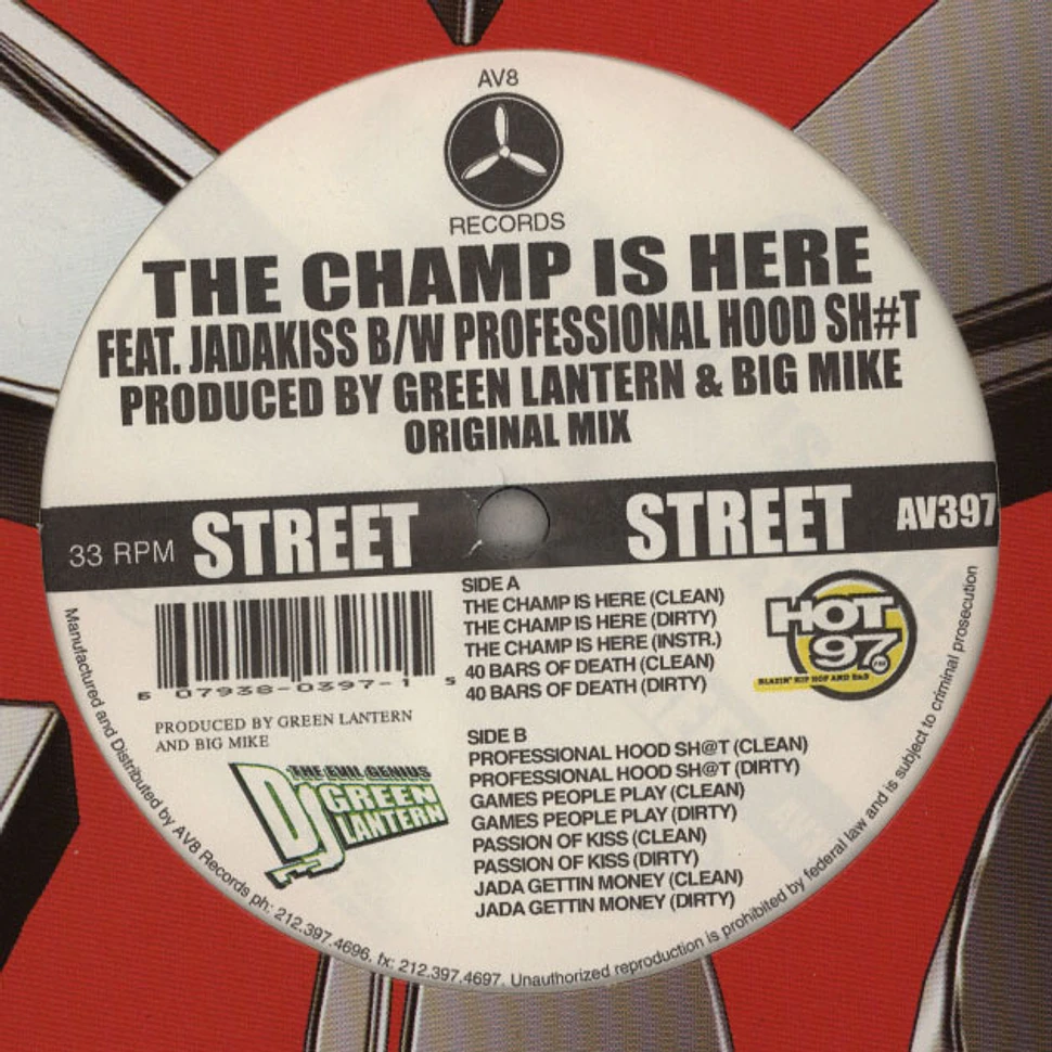 Jadakiss & DJ Green Lantern - The champ is here