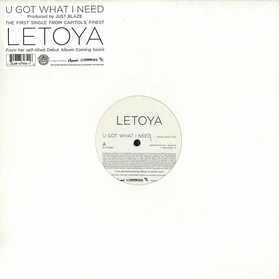 Letoya - U got what i need