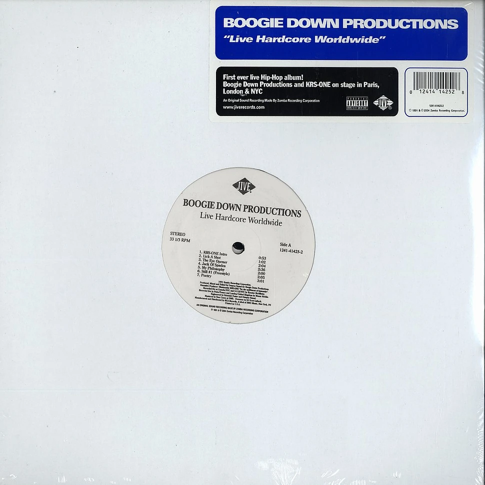 Boogie Down Productions - Live hardcore worldwide