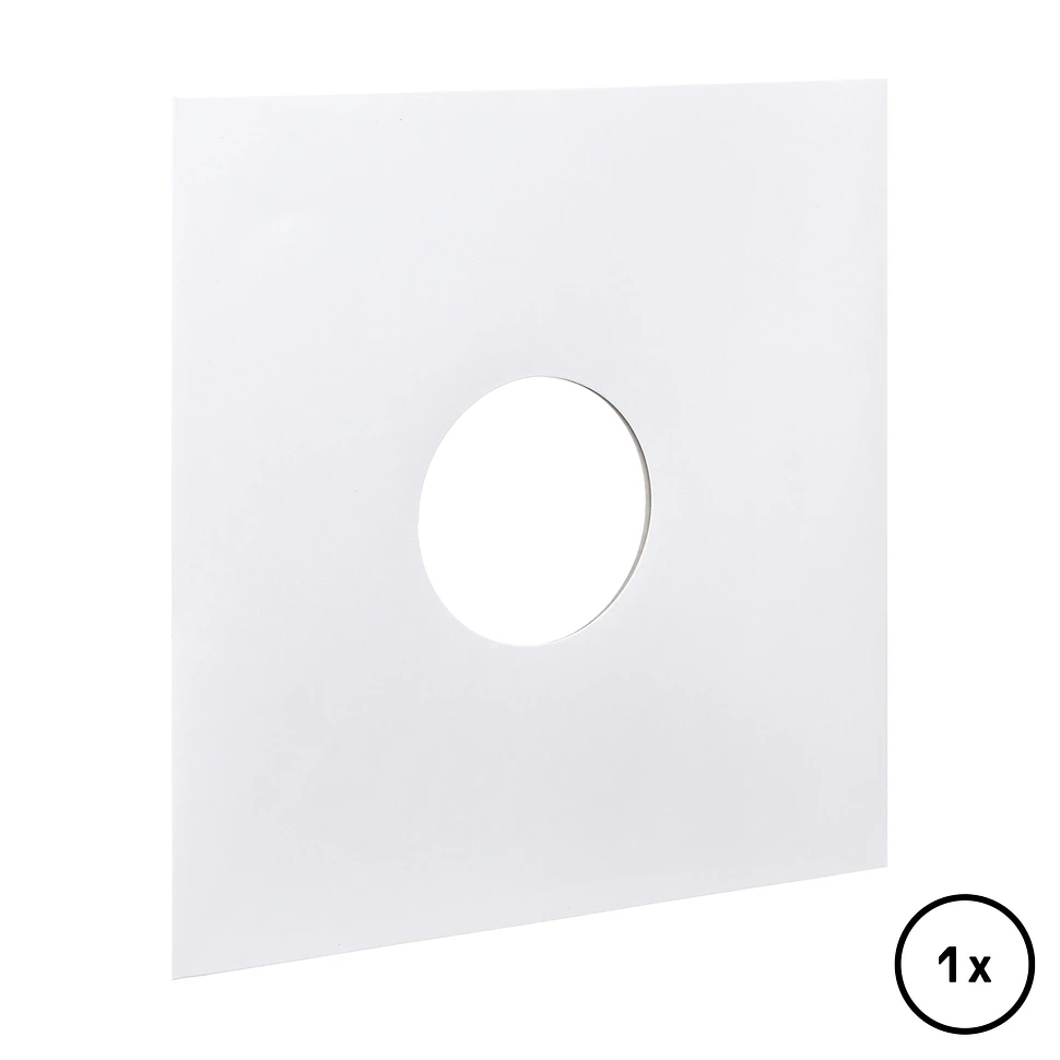Record Sleeve - 10" Vinyl Cover (Mittelloch) (Weiß)
