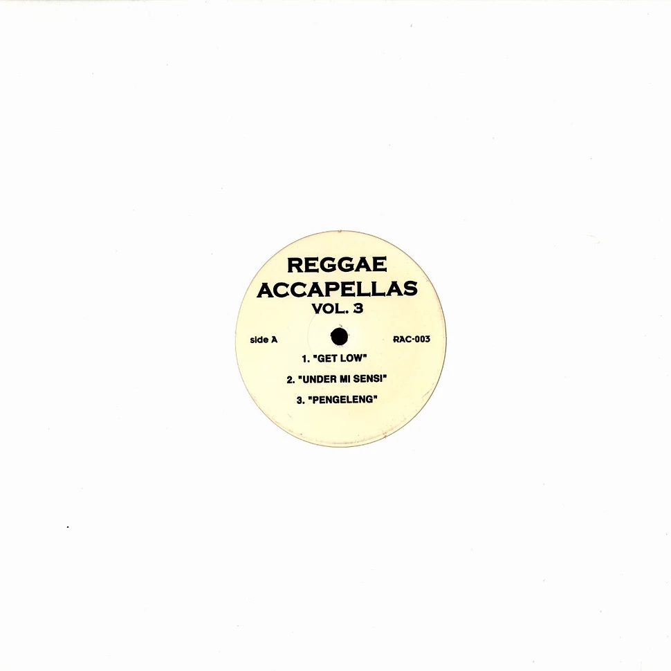 Reggae Accapellas - Volume 3