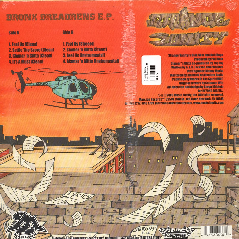 Strange Sanity - Bronx Breadrens E.P.