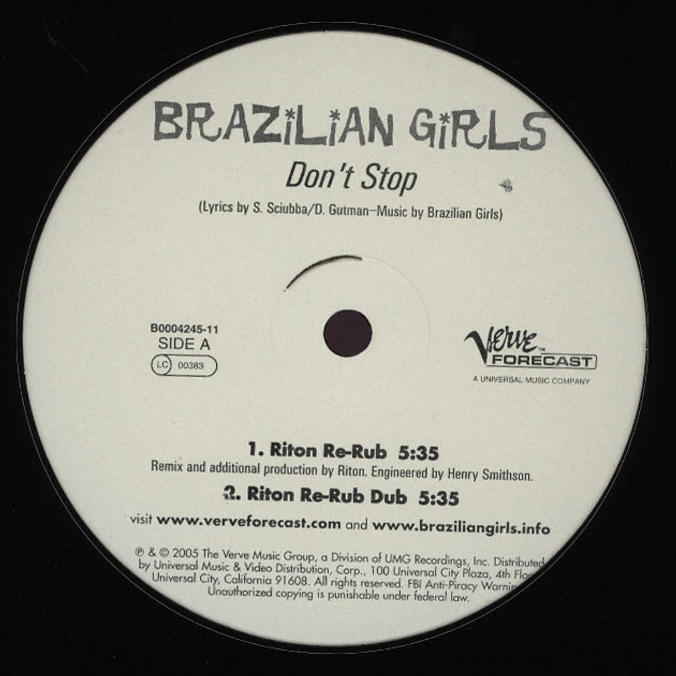 Brazilian Girls - Dont stop