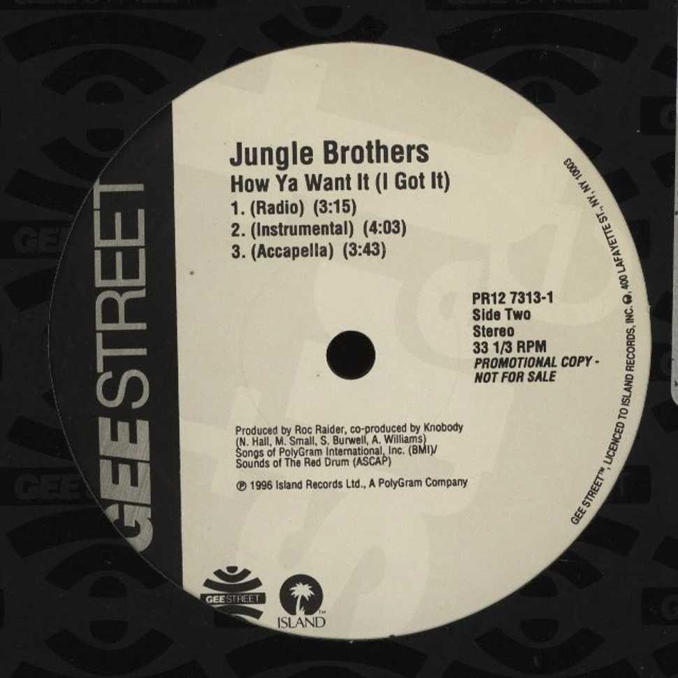 Jungle Brothers - How ya want it