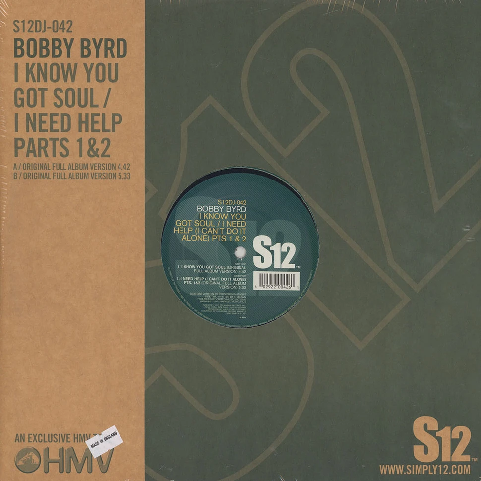 Bobby Byrd - I know you got soul