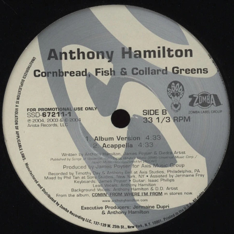 Anthony Hamilton - Cornbread, fish & collard greens