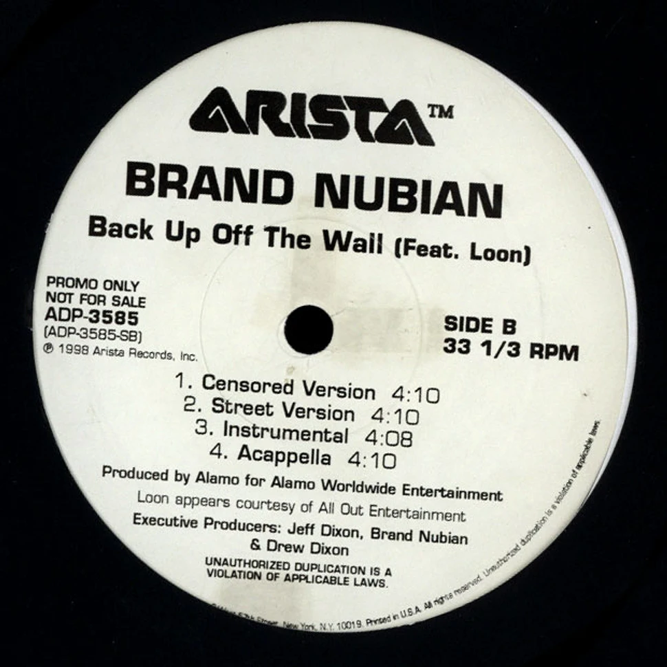 Brand Nubian - Take it to the head (don't let it go to your head remix)