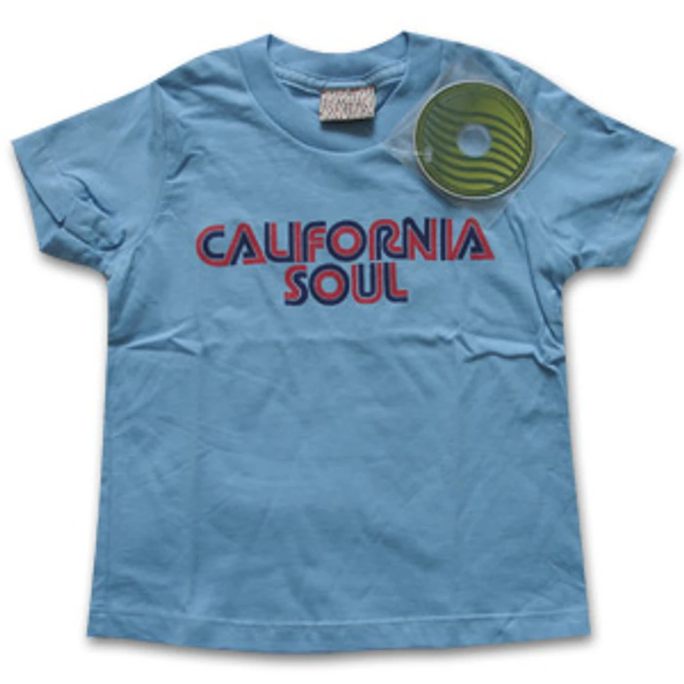 Ubiquity - California soul kids T-Shirt (blue/red font)