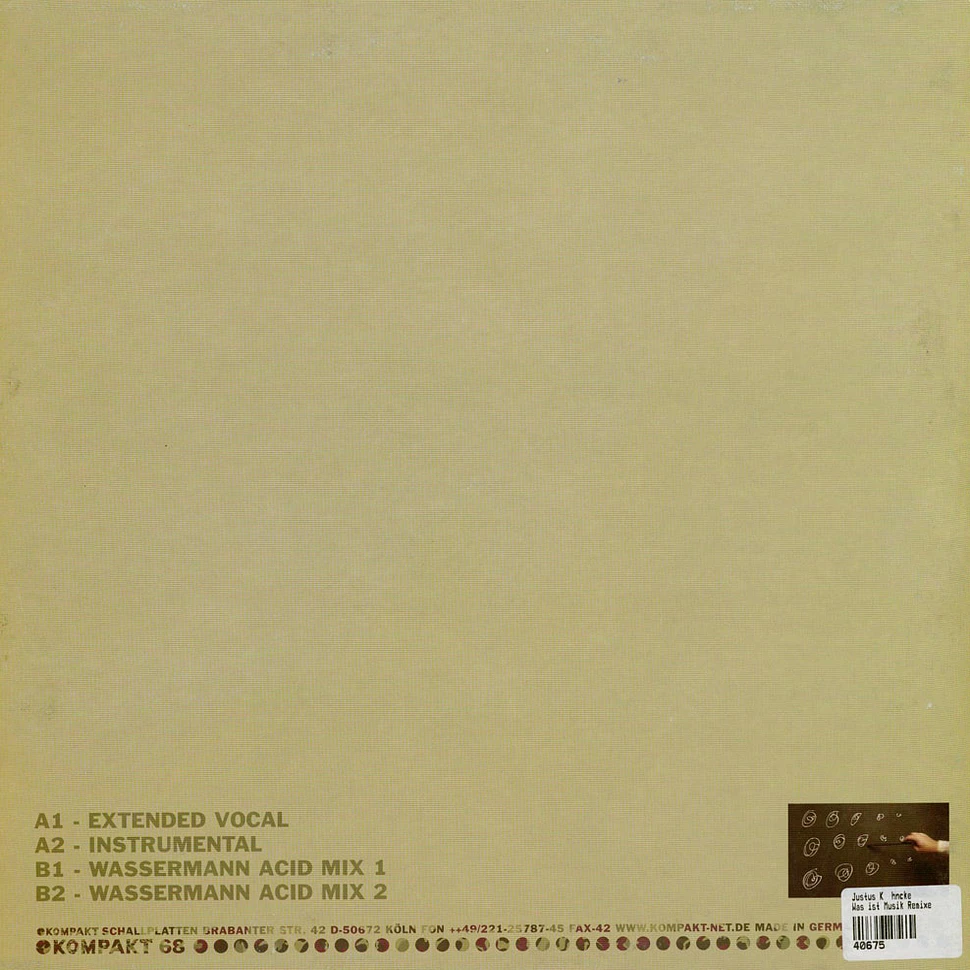 Justus Köhncke - Was ist Musik Remixe