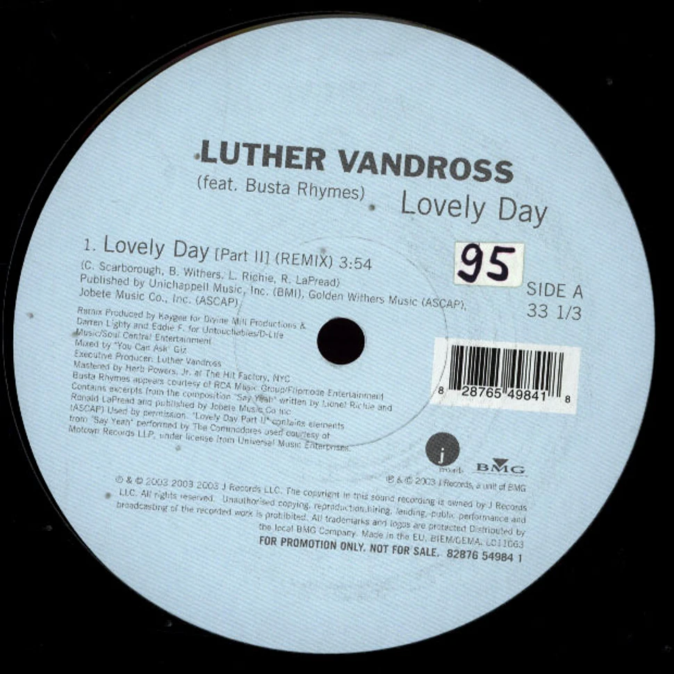 Luther Vandross Feat. Busta Rhymes - Lovely Day