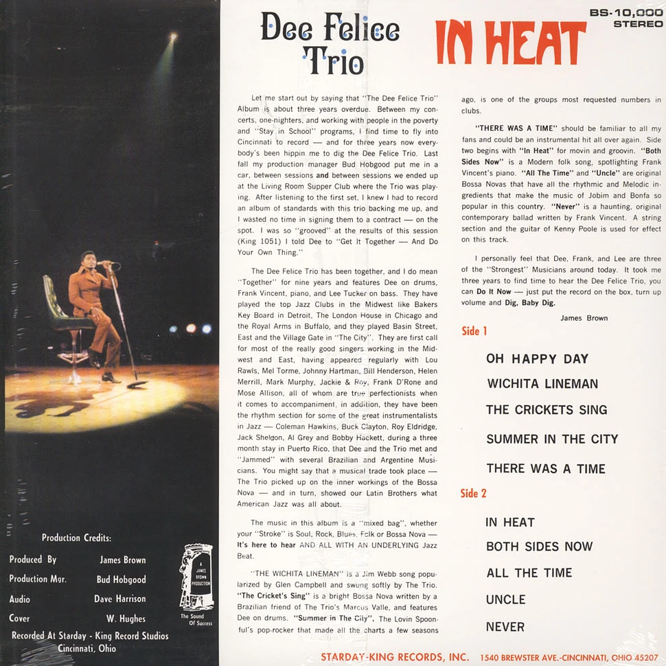 Dee Felice Trio - In heat