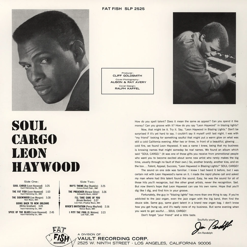 Leon Haywood - Soul cargo