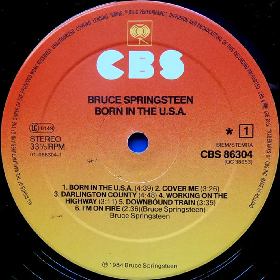 Bruce Springsteen - Born In The U.S.A.