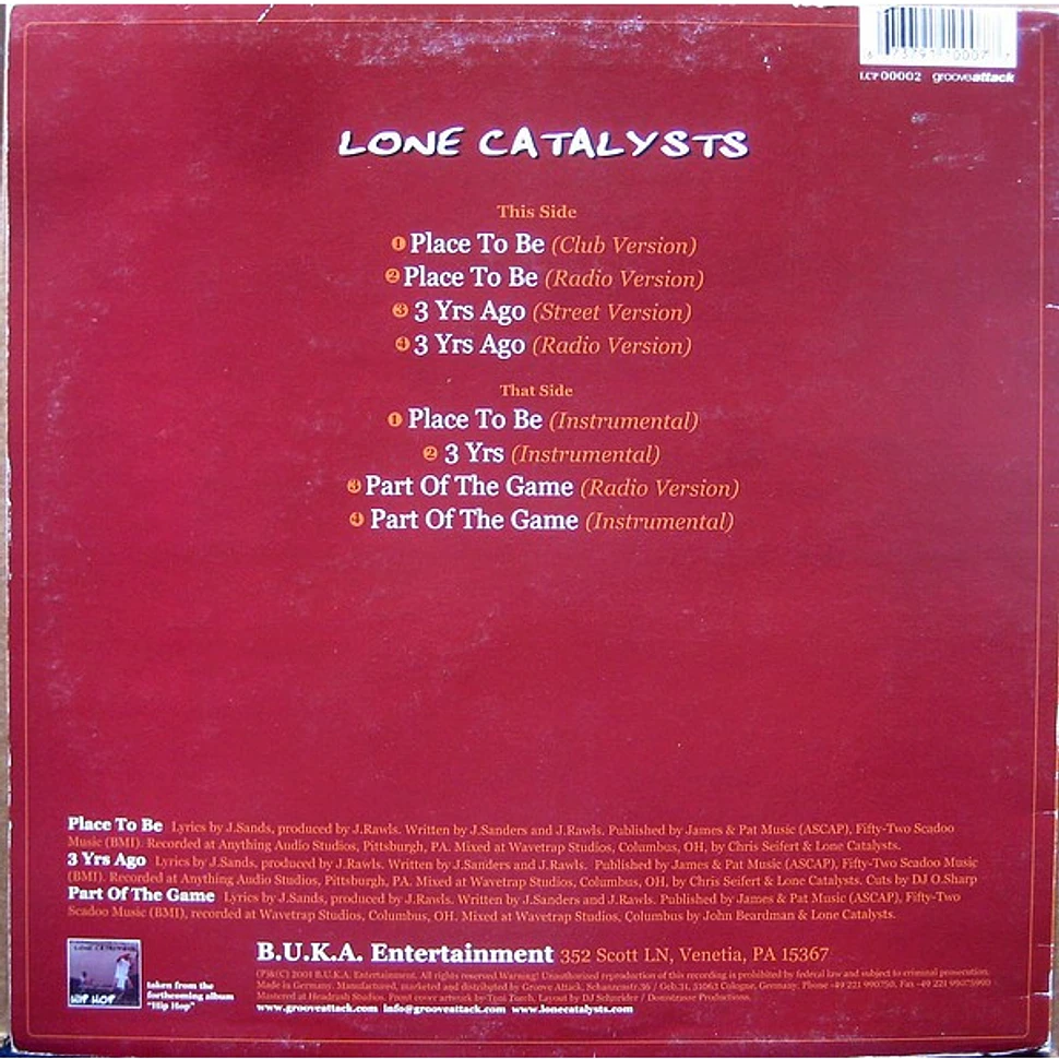 Lone Catalysts - Place To Be