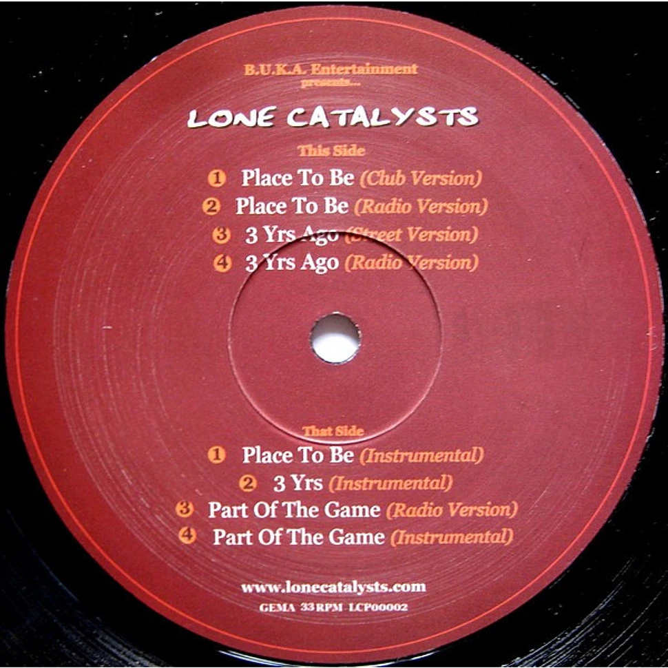 Lone Catalysts - Place To Be