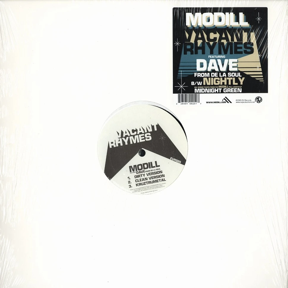 Modill - Vacant rhymes feat. Dave of De La Soul