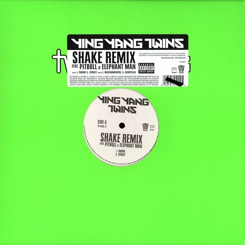 Ying Yang Twins - Shake remix feat. Pitbull & Elephant Man
