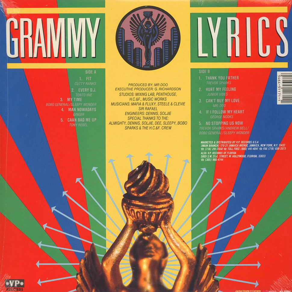 V.A. - Grammy lyrics vol.3