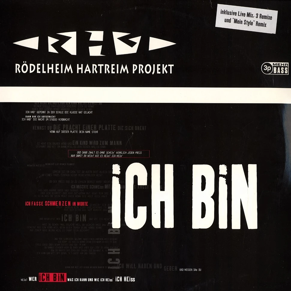 Rödelheim Hartreim Projekt - Ich bin