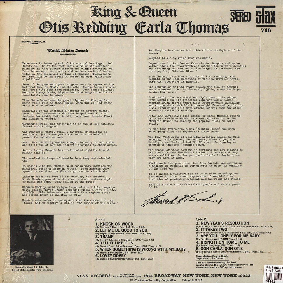 Otis Redding & Carla Thomas - King & Queen