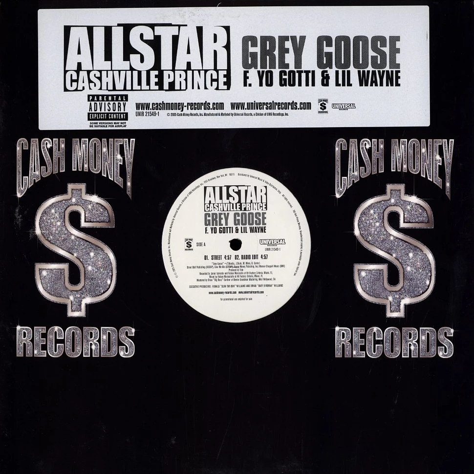 Allstar Cashville Prince - Grey goose remix feat. Yo Gotti & Lil Wayne