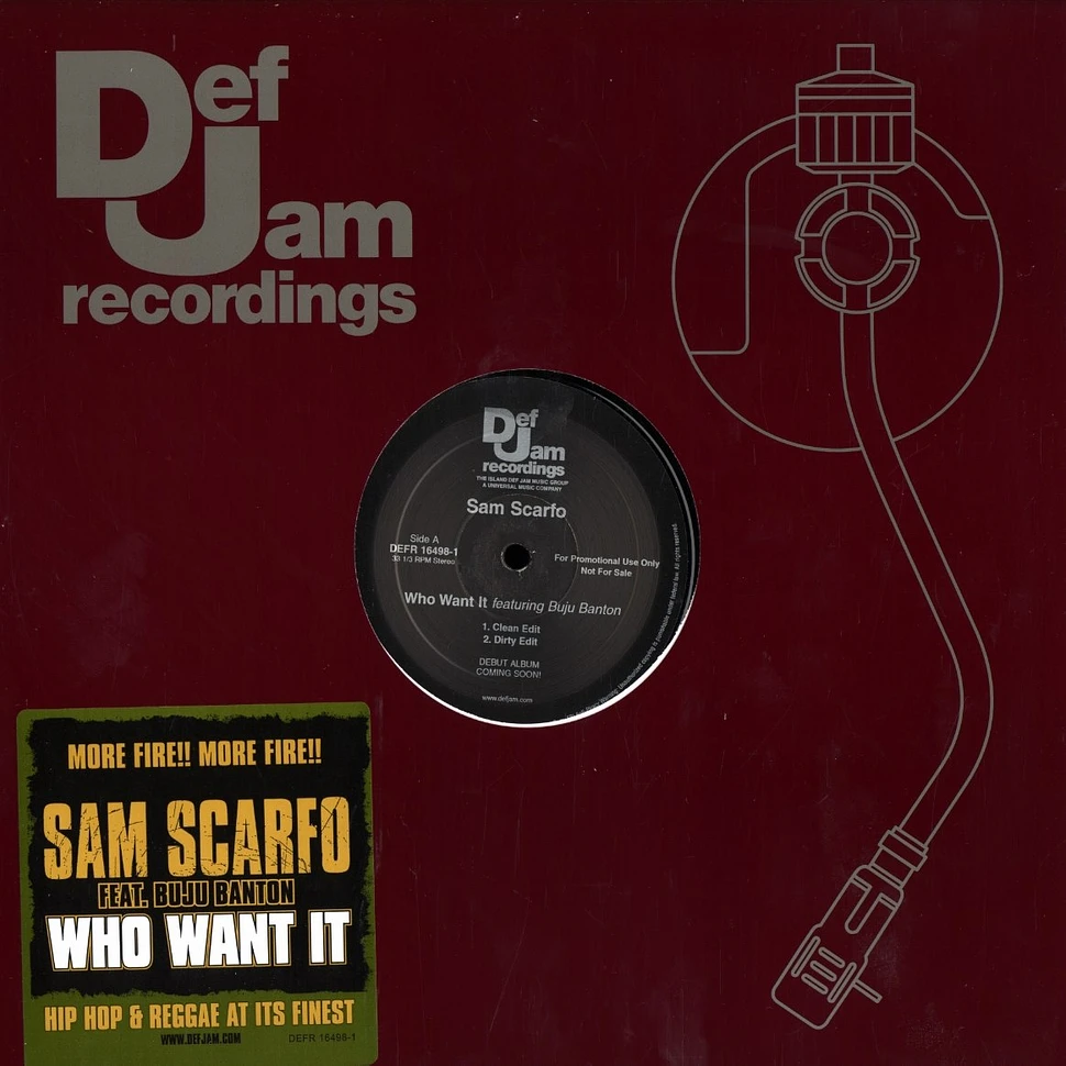 Sam Scarfo - Who want it feat. Buju Banton
