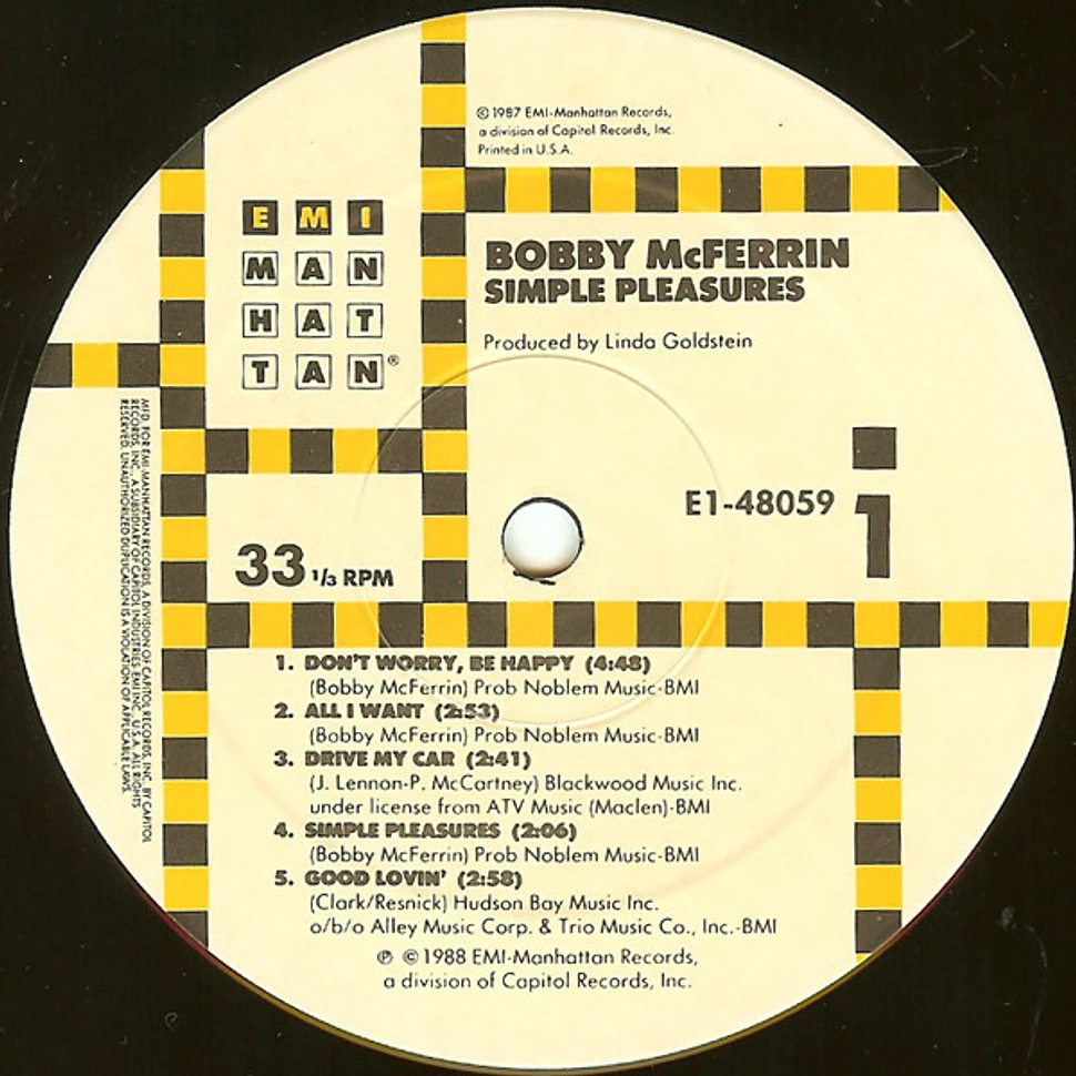 Bobby McFerrin - Simple Pleasures