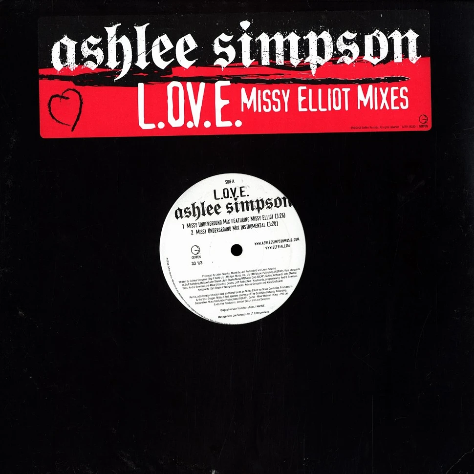 Ashlee Simpson - L.o.v.e. Missy Elliott mixes
