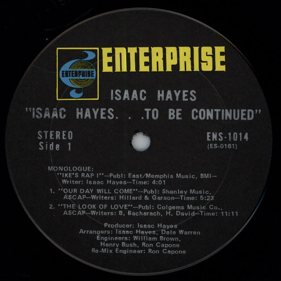 Isaac Hayes - ... To Be Continued