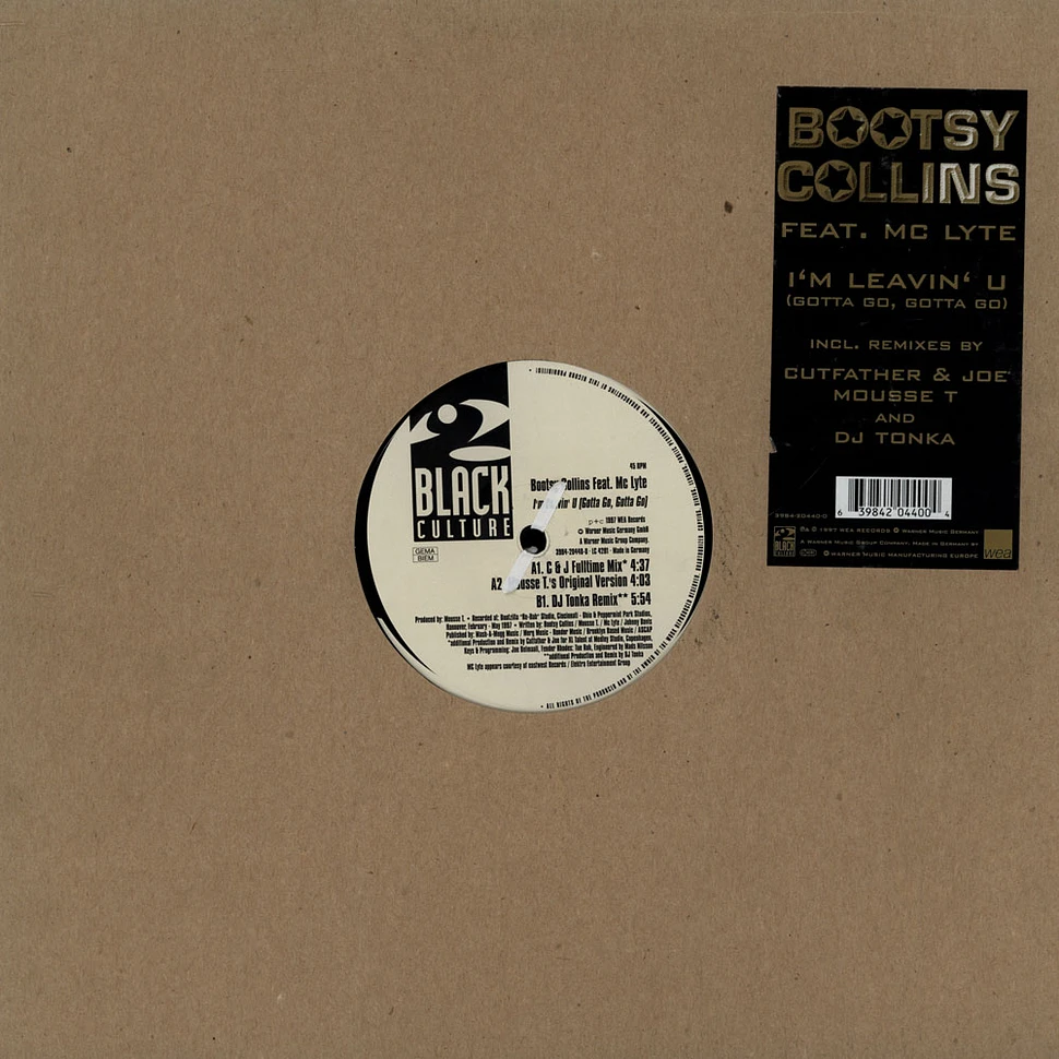 Bootsy Collins Feat. MC Lyte - I'm Leavin' U (Gotta Go, Gotta Go)