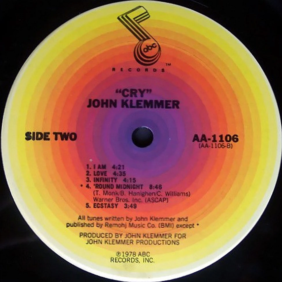 John Klemmer - Cry