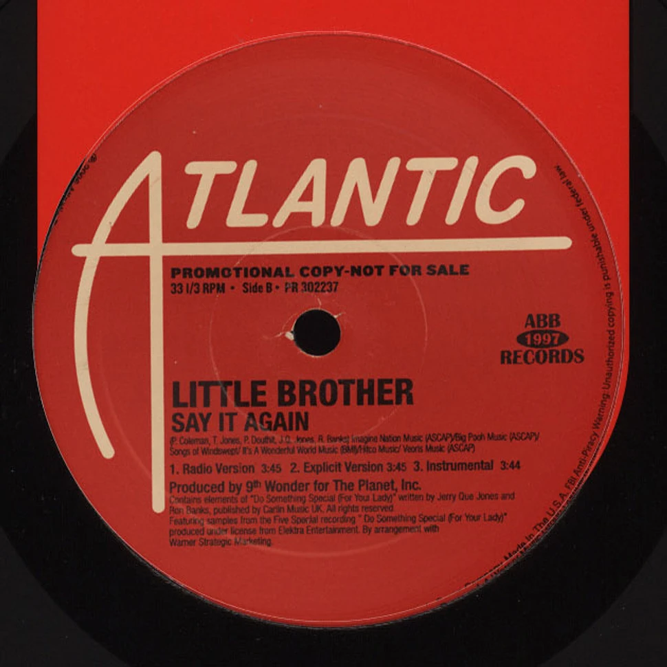 Little Brother - Slow It Down Feat. Darien Brockington