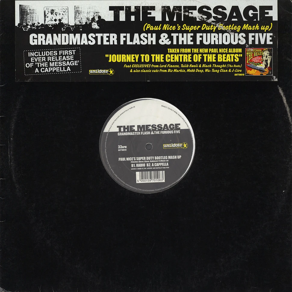 Grandmaster Flash & The Furious Five - The Message (Paul Nice's Super Duty Bootleg Mash Up)