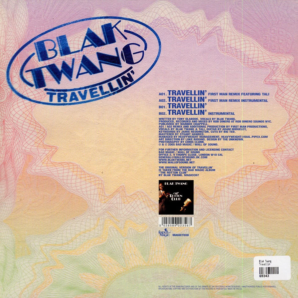 Blak Twang - Travellin'