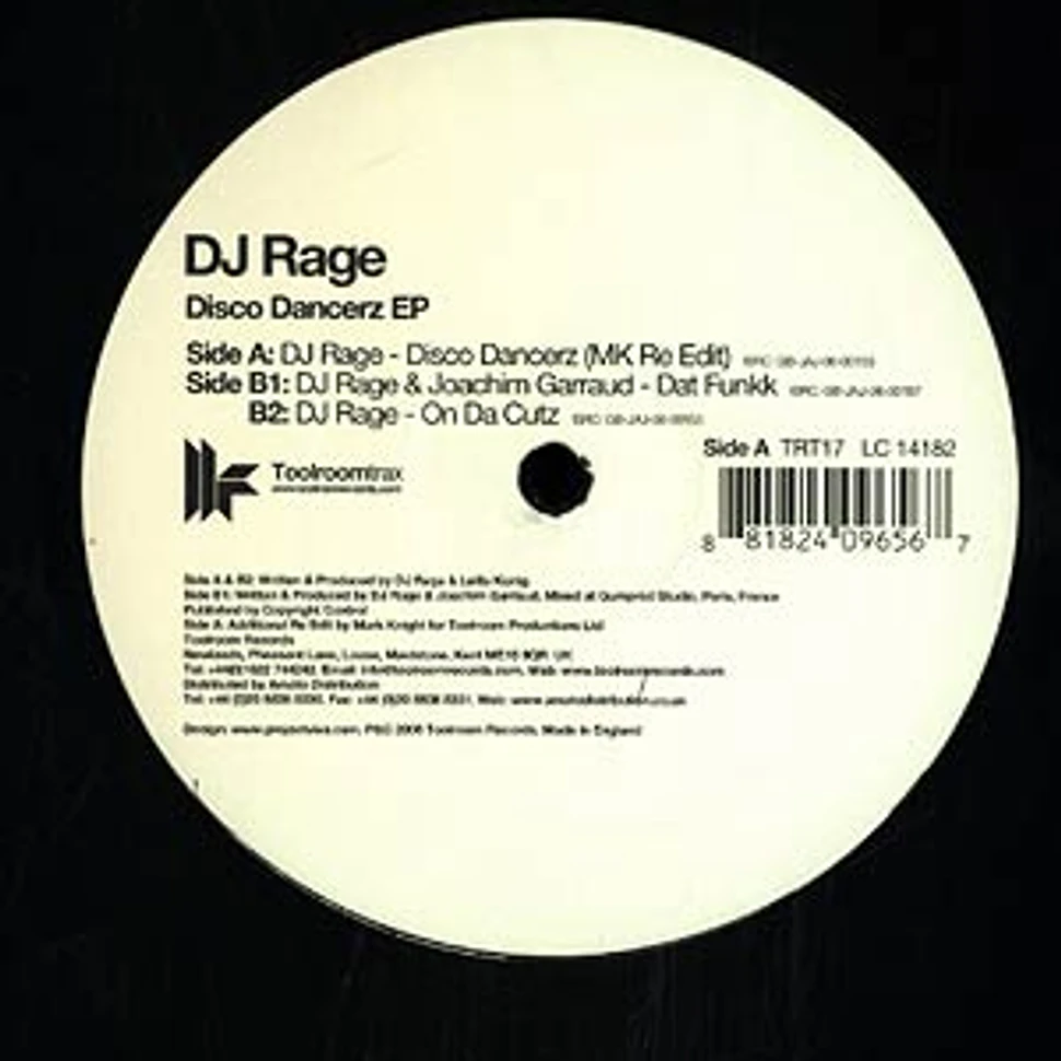 DJ Rage - Disco dancerz EP