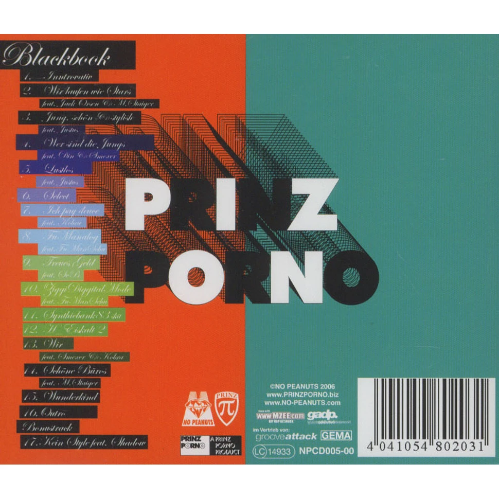 Prinz Pi - Blackbook CD 2 - Jung, Schön und Stylish - re-release