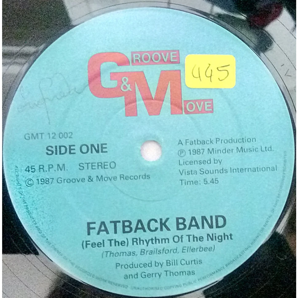 The Fatback Band - (Feel The) Rhythm Of The Night