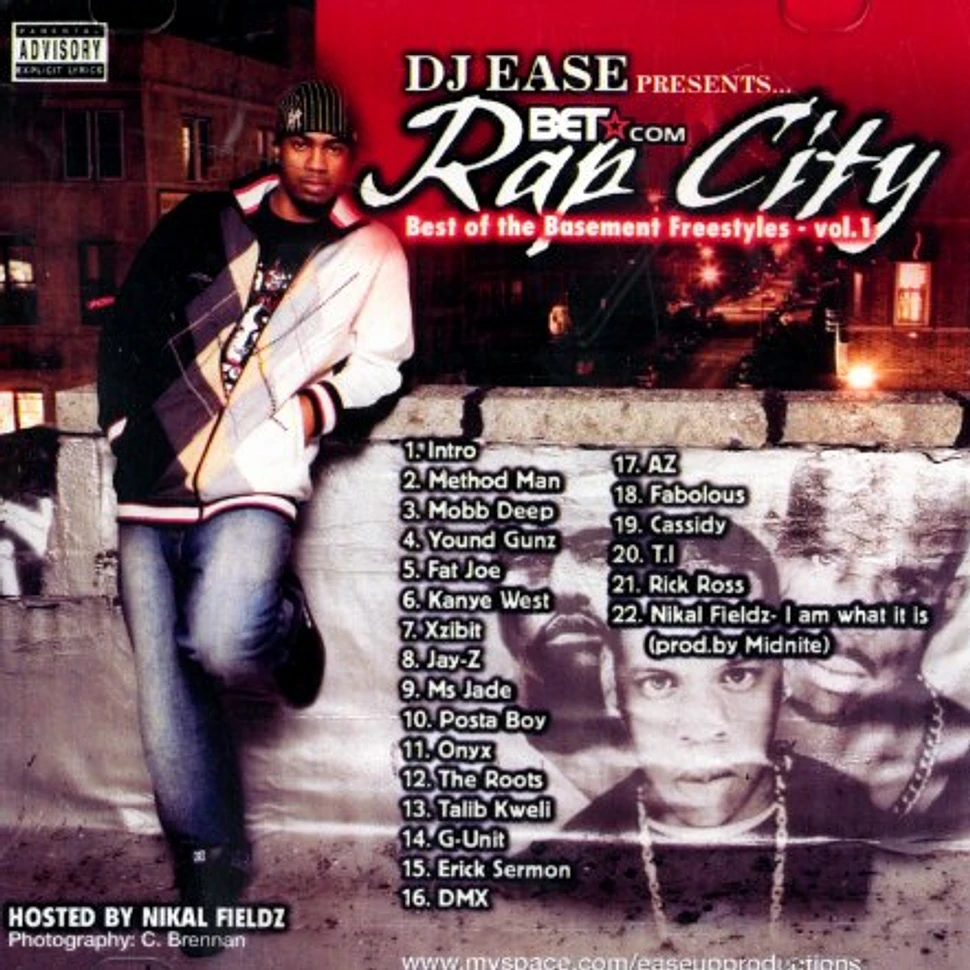 DJ Ease - Rap city - best of the Basement freestyles volume 1
