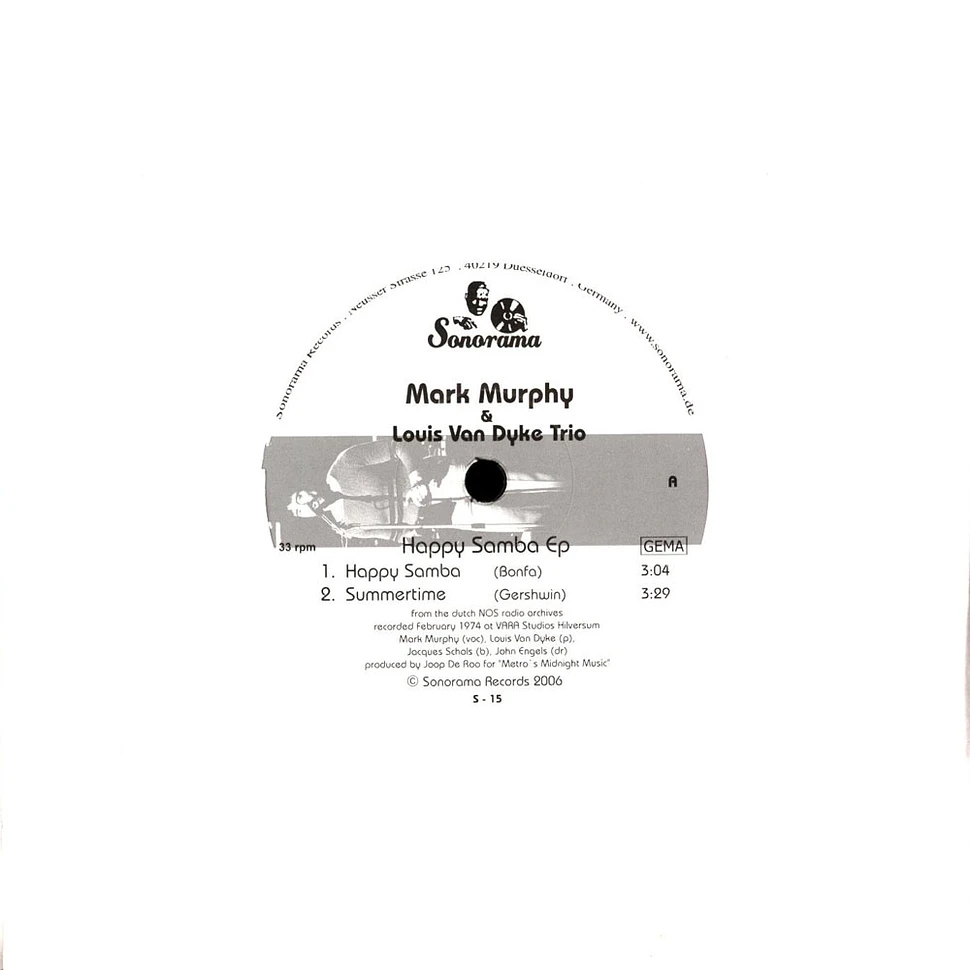 Mark Murphy & Louis Van Dyke Trio - Happy samba EP