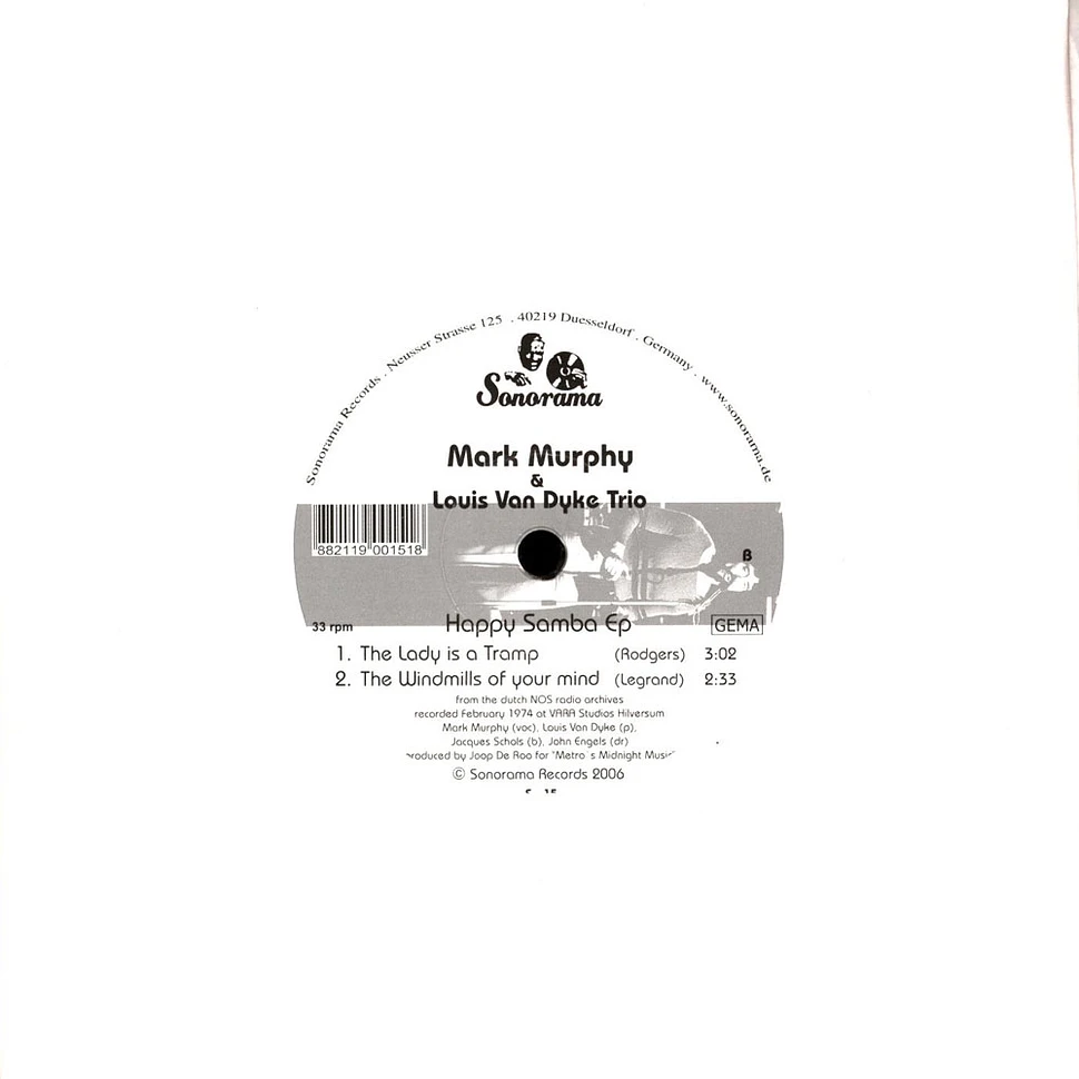Mark Murphy & Louis Van Dyke Trio - Happy samba EP