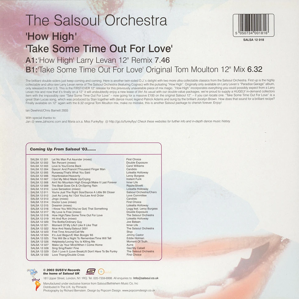 Salsoul Orchestra - How high