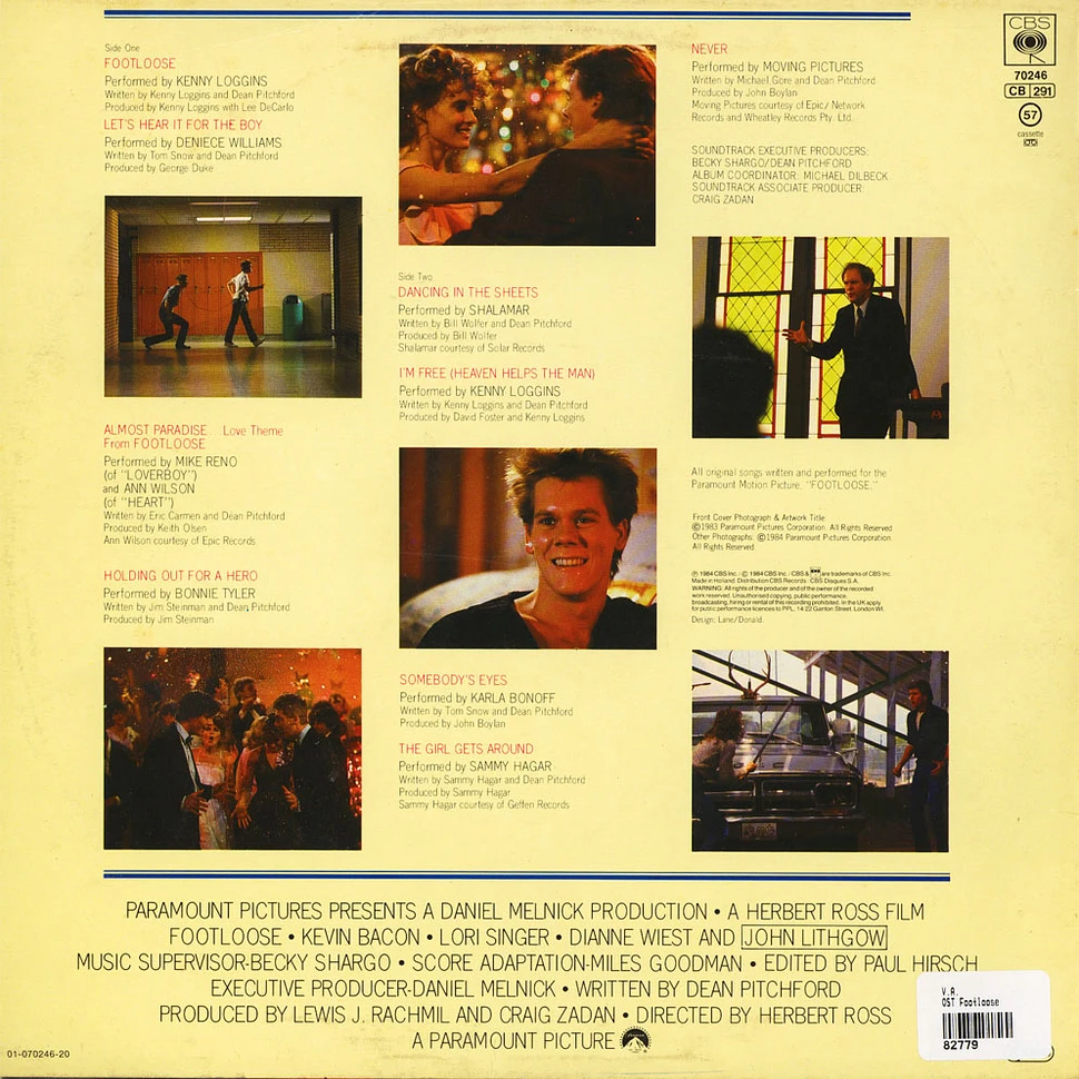 V.A. - Footloose - Original Soundtrack Of The Paramount Motion Picture