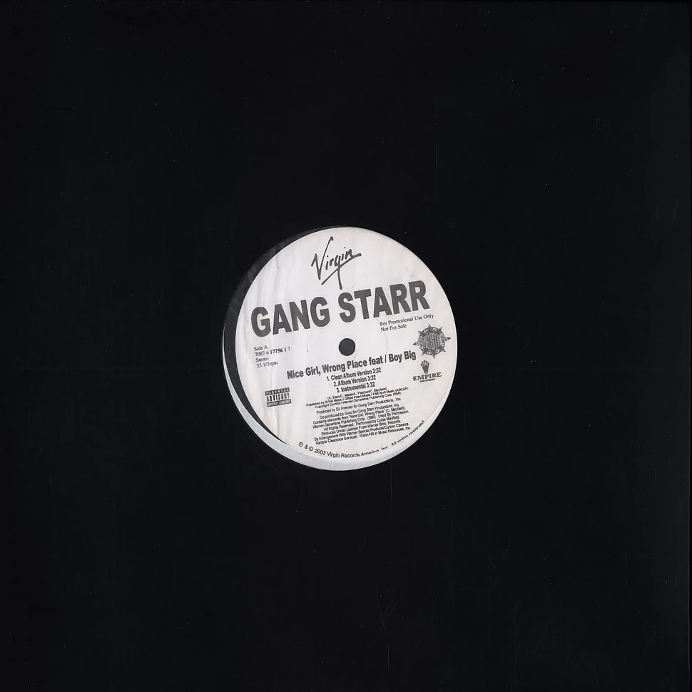 Gang Starr - Nice girl, wrong place feat. Boy Big