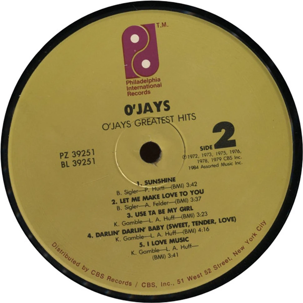The O'Jays - O'Jays Greatest Hits