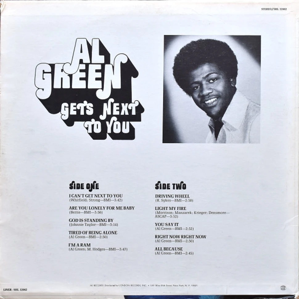 Al Green - Al Green Gets Next To You